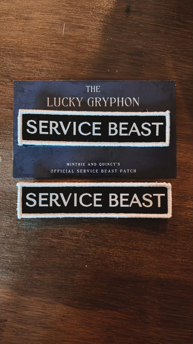 The Lucky Gryphon Official Service Beast Patch