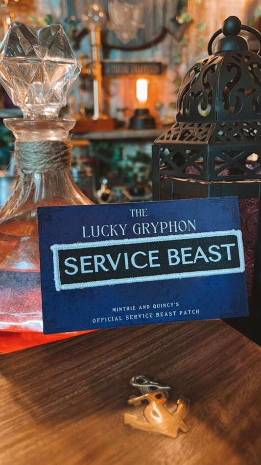 The Lucky Gryphon Official Service Beast Patch