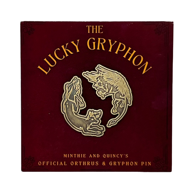 The Lucky Gryphon Official Orthrus & Gryphon Pin