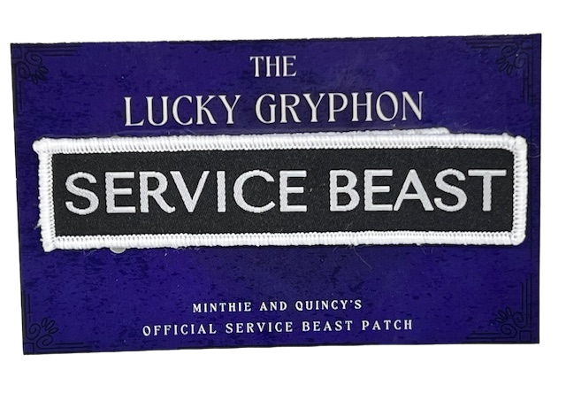 The Lucky Gryphon Official Service Beast Patch